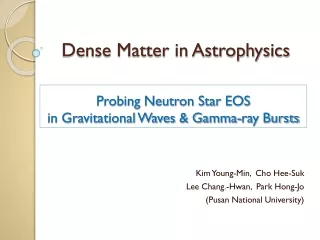 Probing Neutron Star EOS  in Gravitational Waves &amp; Gamma-ray Bursts