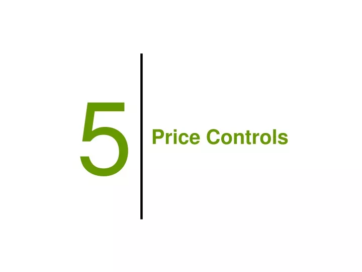 price controls