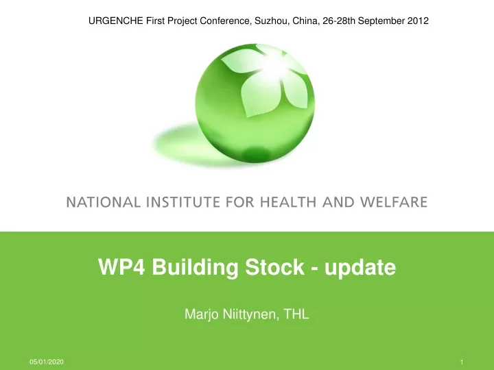 wp4 building stock update