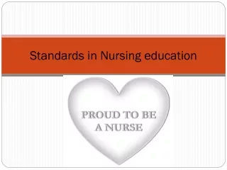 Standards in Nursing education