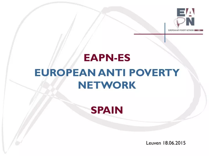eapn es european anti poverty network spain