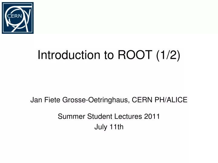 introduction to root 1 2