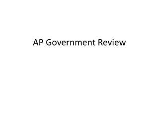 AP Government Review