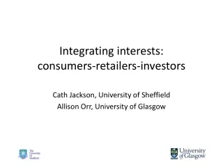 Integrating interests:  consumers-retailers-investors