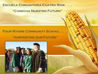Four Rivers Community School .  .  . 	“harvesting our Future”