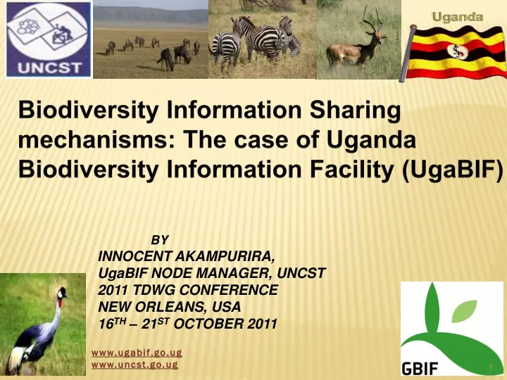 biodiversity information sharing mechanisms