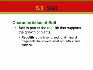 5.2   Soil
