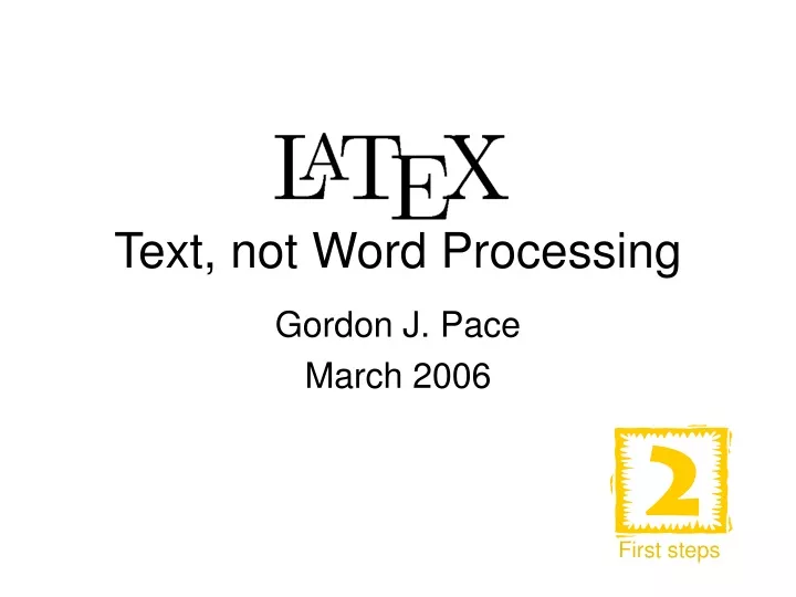 text not word processing