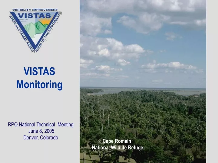 vistas monitoring rpo national technical meeting
