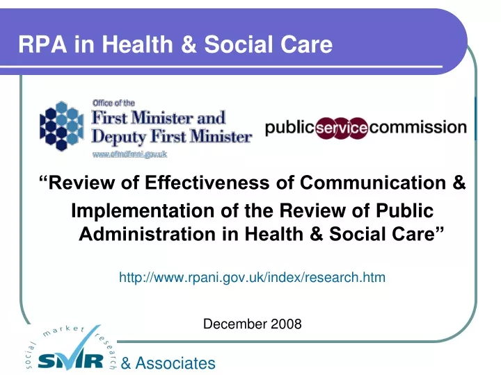 rpa in health social care
