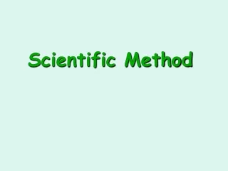 Scientific Method