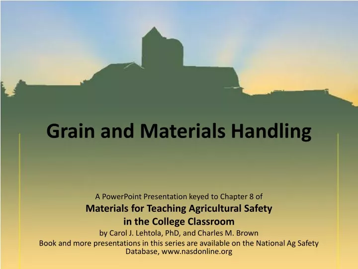 grain and materials handling