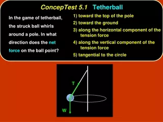 ConcepTest 5.1 Tetherball