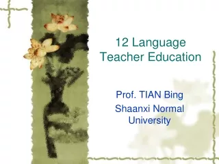 12 Language Teacher Education