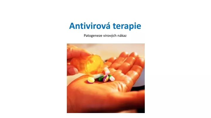 antivirov terapie