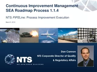 Continuous Improvement Management SEA Roadmap Process 1.1.4