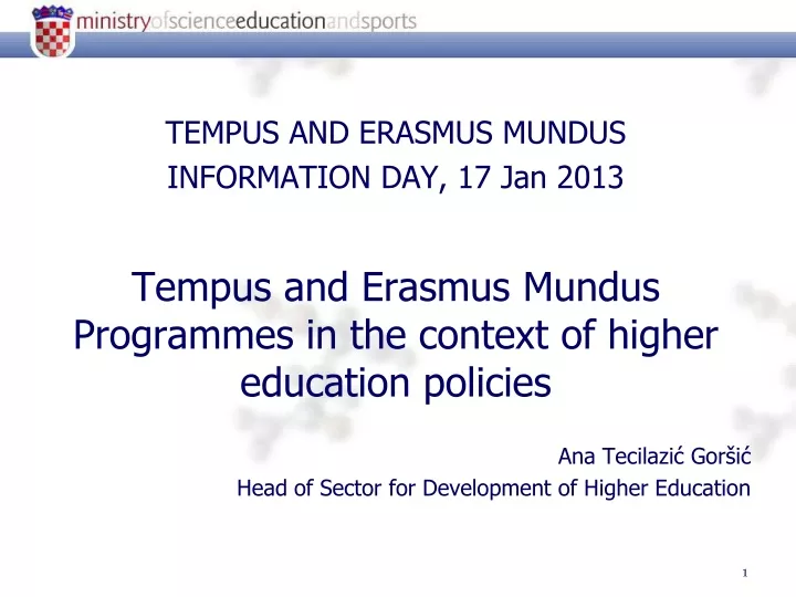 tempus and erasmus mundus information