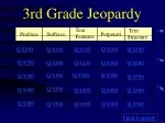 3rd Grade Jeopardy - slide 1