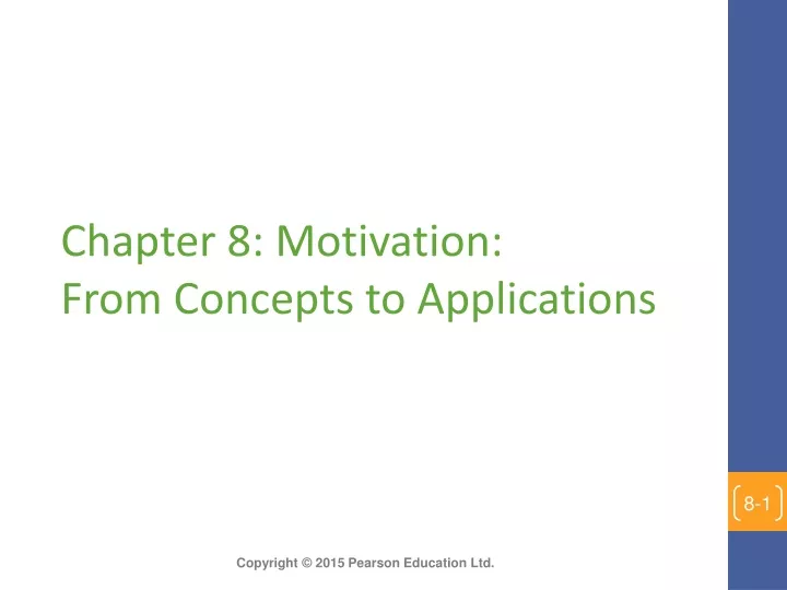 chapter 8 motivation from concepts to applications