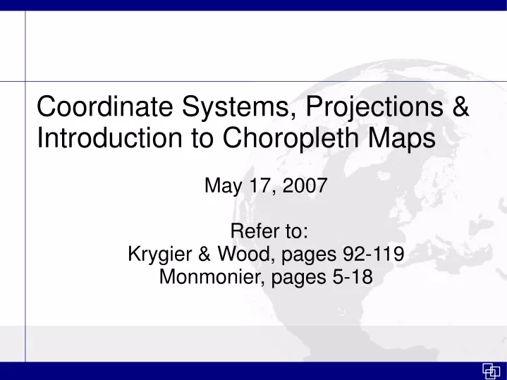 may 17 2007 refer to krygier wood pages