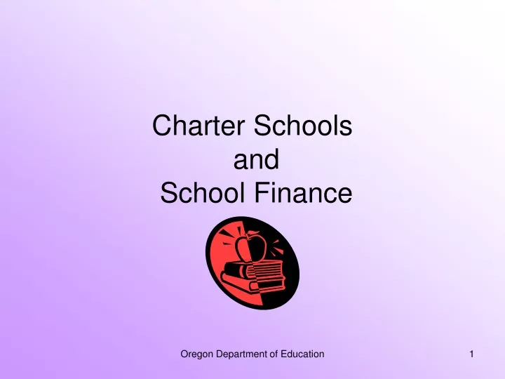 charter schools and school finance