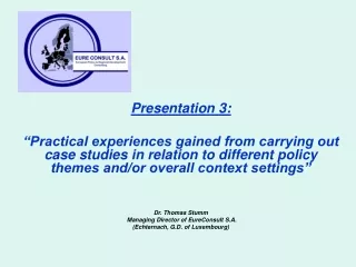 Presentation 3: