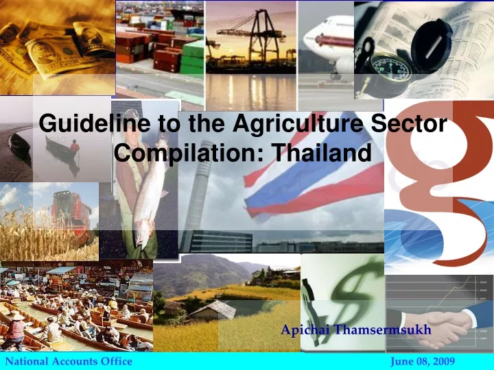 guideline to the agriculture sector compilation thailand