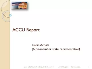 ACCU Report