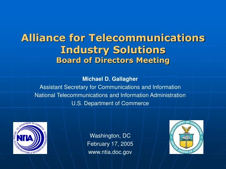 alliance for telecommunications industry solutions board of directors meeting