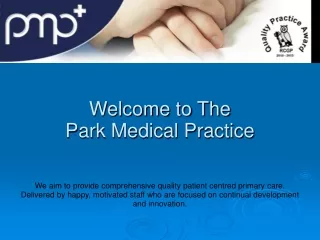 Welcome to The  Park Medical Practice