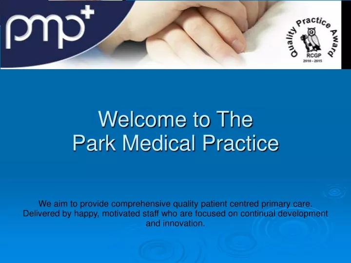 welcome to the park medical practice