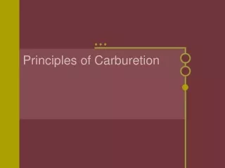 Principles of Carburetion