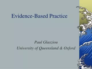 Evidence-Based Practice