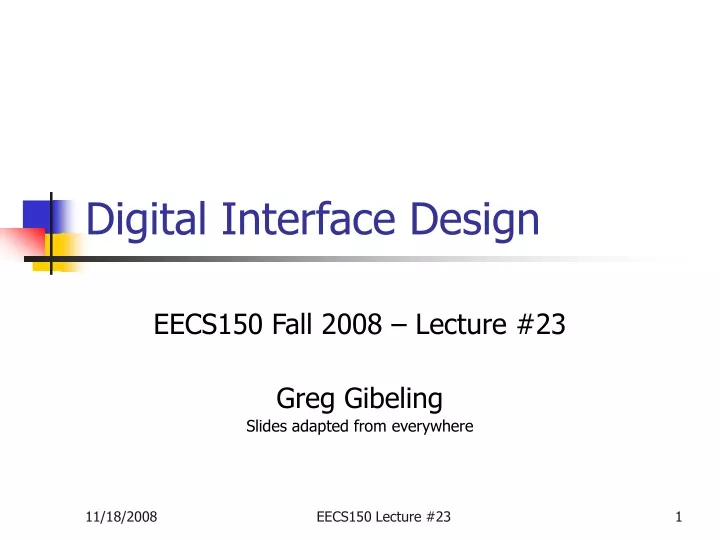 digital interface design