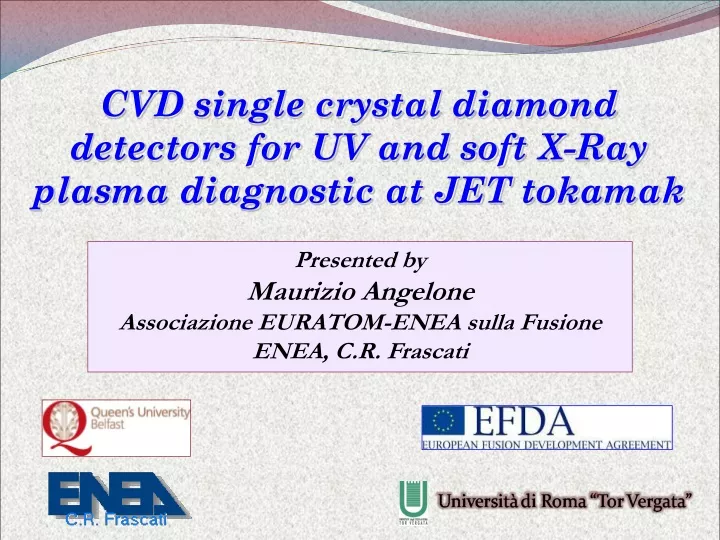 cvd single crystal diamond detectors