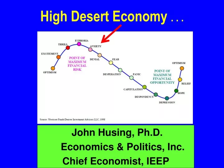 john husing ph d economics politics inc chief economist ieep