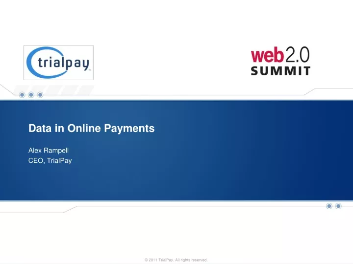 data in online payments