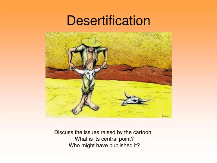 desertification