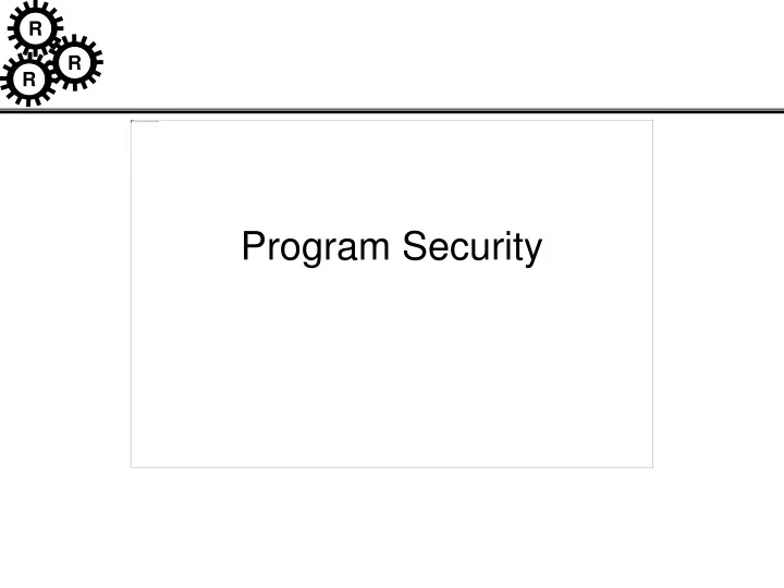 program security