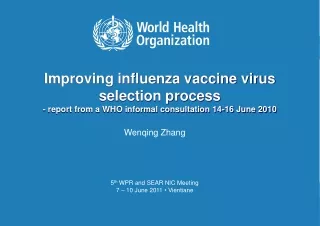 Improving influenza vaccine virus selection process