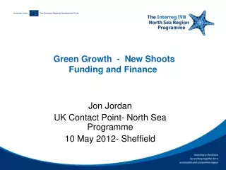 Green Growth  -  New Shoots Funding and Finance