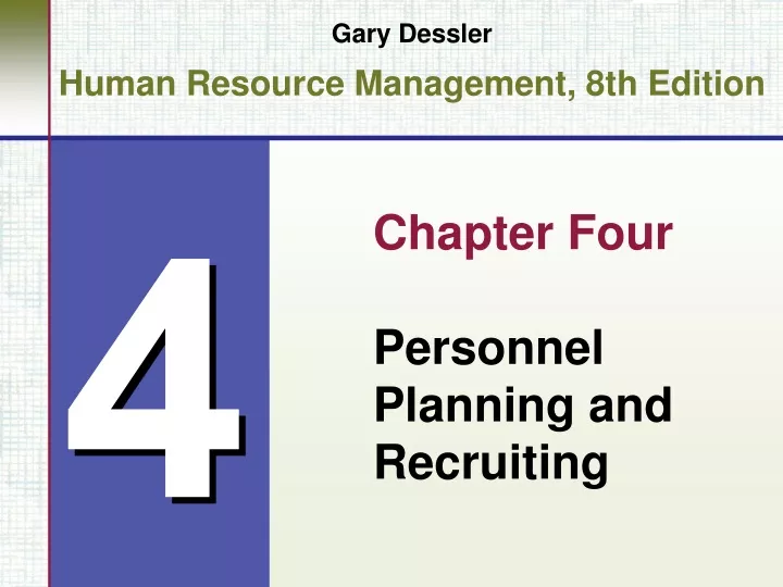 gary dessler human resource management 8th edition