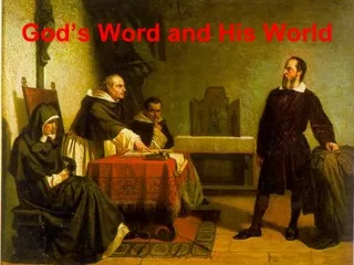 God’s Word and His World