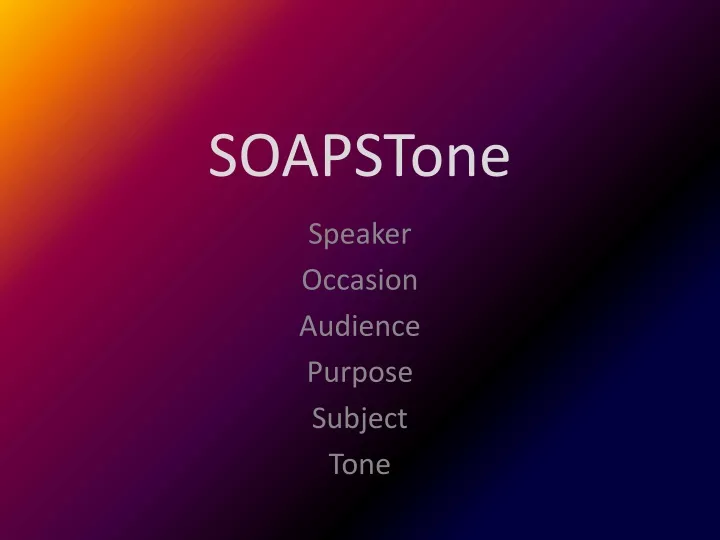 soapstone