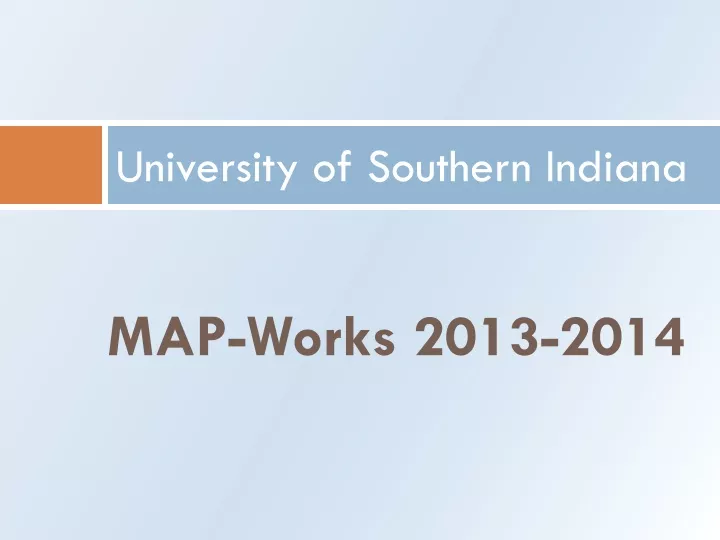 university of southern indiana
