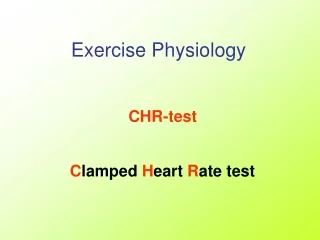 CHR-test