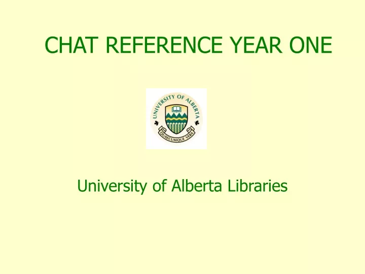 chat reference year one