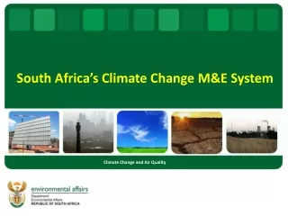 South Africa’s Climate Change M&amp;E System