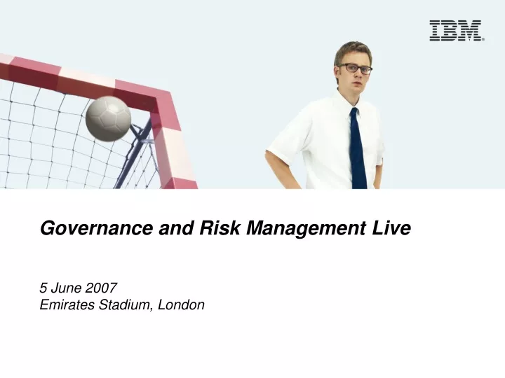 governance and risk management live