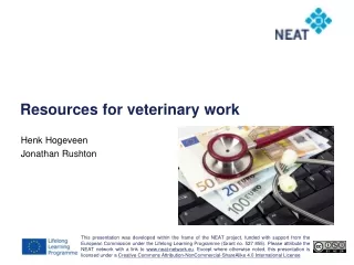 Resources for veterinary work